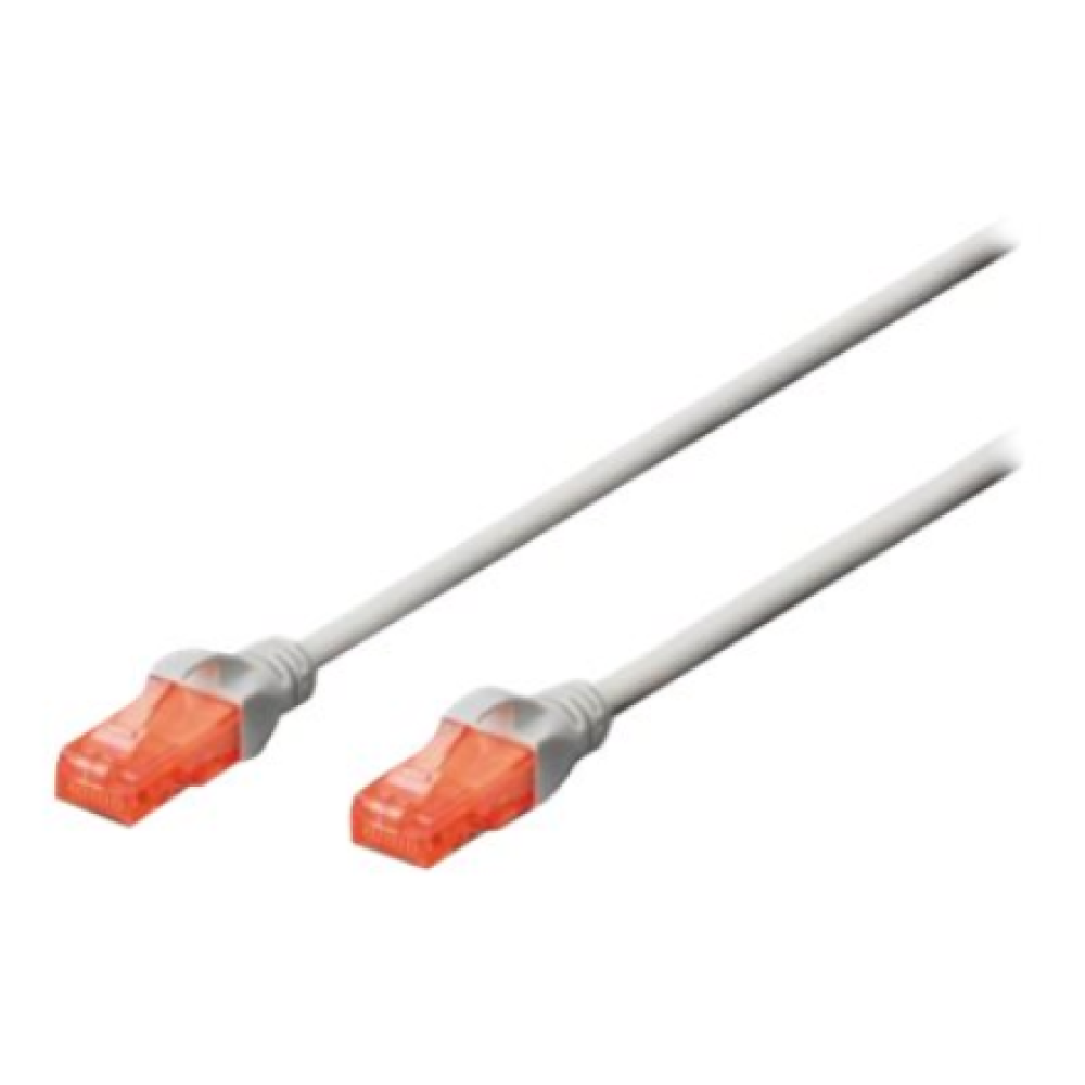 Digitus CAT 6 U/UTP , Patch cord , Length 3 m , Grey