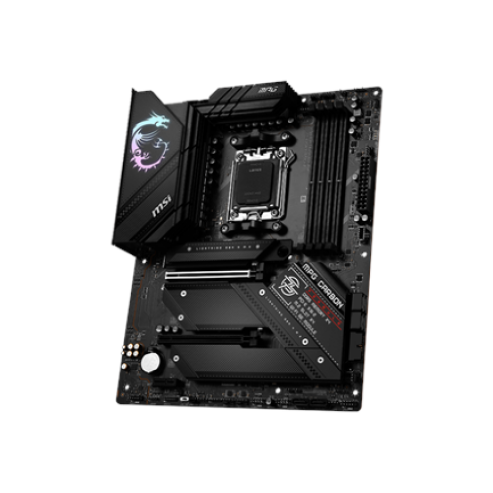 MSI , MPG B650 CARBON WIFI , Processor family AMD , Processor socket AM5 , DDR5 DIMM , Memory slots 4 , Supported hard disk drive interfaces SATA, M.2 , Number of SATA connectors 6 , Chipset AMD B650 , ATX