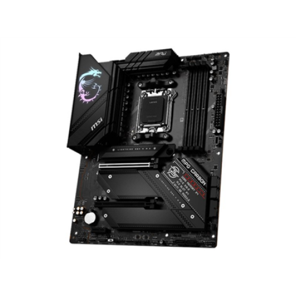 MSI , MPG B650 CARBON WIFI , Processor family AMD , Processor socket AM5 , DDR5 DIMM , Memory slots 4 , Supported hard disk drive interfaces SATA, M.2 , Number of SATA connectors 6 , Chipset AMD B650 , ATX