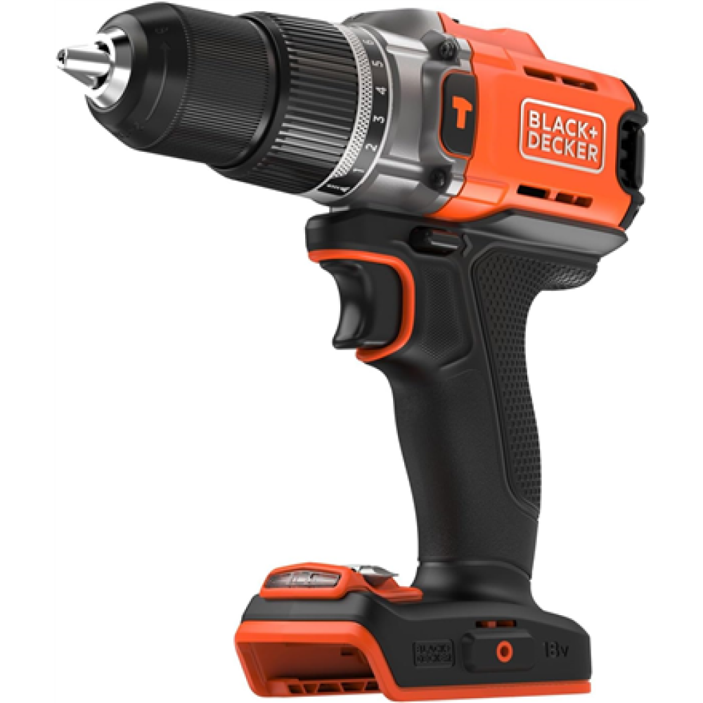 BLACK & DECKER 18V Cordless Drill (without battery and charger) , BCD383XN-XJ