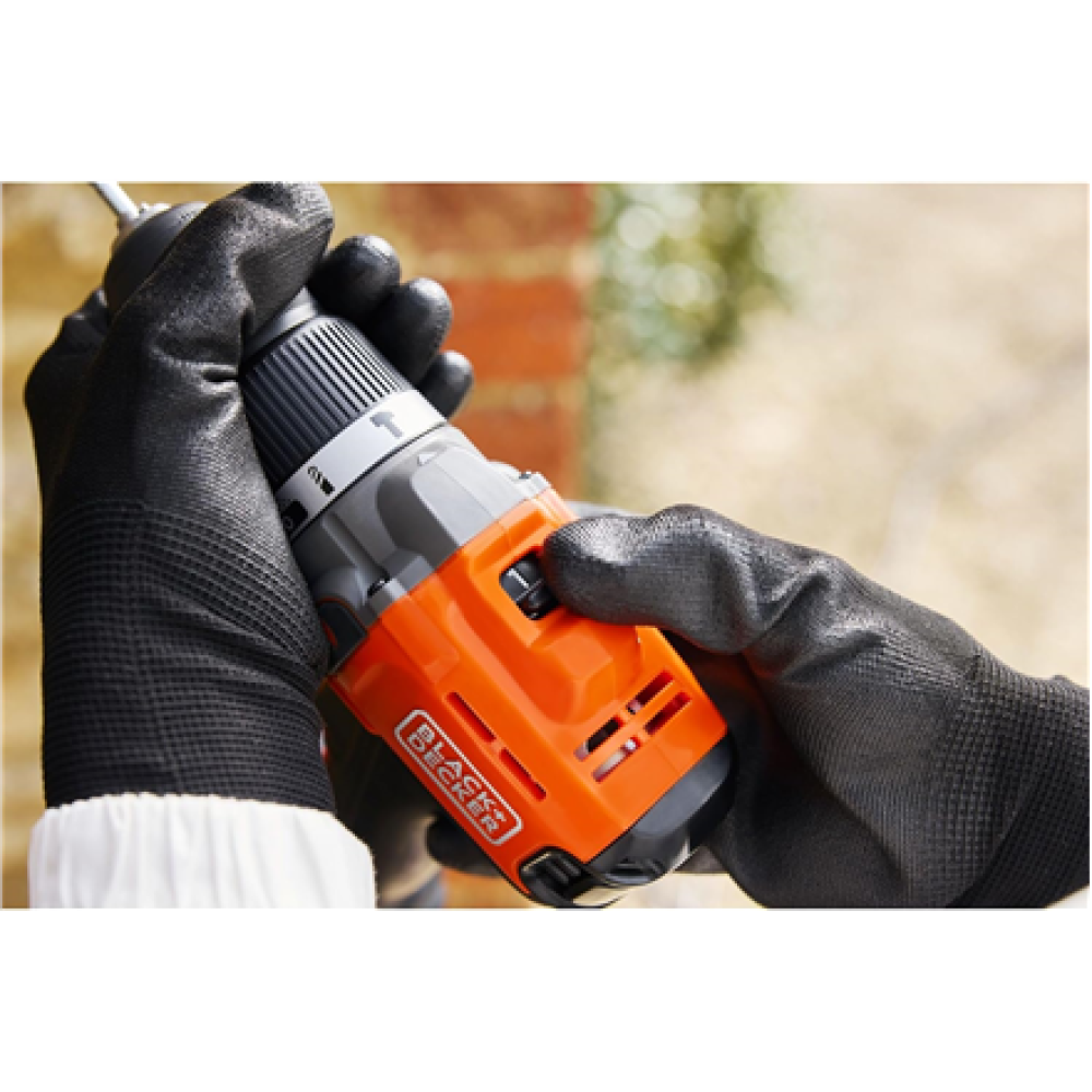 BLACK & DECKER 18V Cordless Drill (without battery and charger) , BCD383XN-XJ