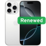 Apple Renew Grade A++ , Apple iPhone 16 Pro , White Titanium , 6.3 , Super Retina XDR OLED , 512 GB , 5G , iOS