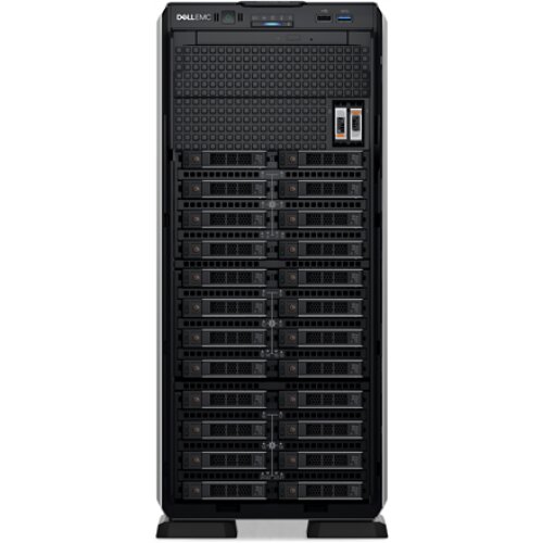 Dell PowerEdge T550 Tower Intel Xeon 2x Silver 4310 2.1 GHz 18 MB 24T 12C No RAM, No HDD Up to 8 x 3.5 PERC H755 Power supply 2x800 W iDRAC9 Enterprise No OS Warranty Basic NBD OnSite 36 month(s)
