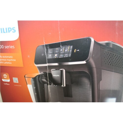 SALE OUT. Philips EP2336/40 Coffee maker, Fully automatic, Black , Philips Coffee maker , EP2336/40 , Pump pressure 15 bar , Built-in milk frother , Fully Automatic , 1500 W , Black , DAMAGED PACKAGING