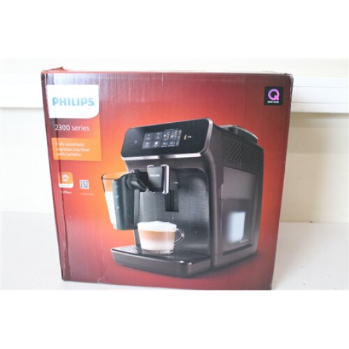 SALE OUT. Philips EP2336/40 Coffee maker, Fully automatic, Black , Philips Coffee maker , EP2336/40 , Pump pressure 15 bar , Built-in milk frother , Fully Automatic , 1500 W , Black , DAMAGED PACKAGING