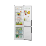 Candy , CCE4T620DX , Refrigerator , Energy efficiency class D , Free standing , Combi , Height 200 cm , No Frost system , Fridge net capacity 258 L , Freezer net capacity 119 L , Display , 38 dB , Stainless steel
