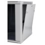 SOMI Networks , 18U, 19″ Network Wall Cabinet , 18U-60/60FPC , Gray , With Front Glass Doors , Depth: 60 cm