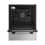 Whirlpool Cooker , W5G8LMX , Hob type Gas , Oven type Electric , Stainless Steel , Width 50 cm , Depth 60 cm , 60 L