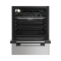 Whirlpool Cooker , W5G8LMX , Hob type Gas , Oven type Electric , Stainless Steel , Width 50 cm , Depth 60 cm , 60 L