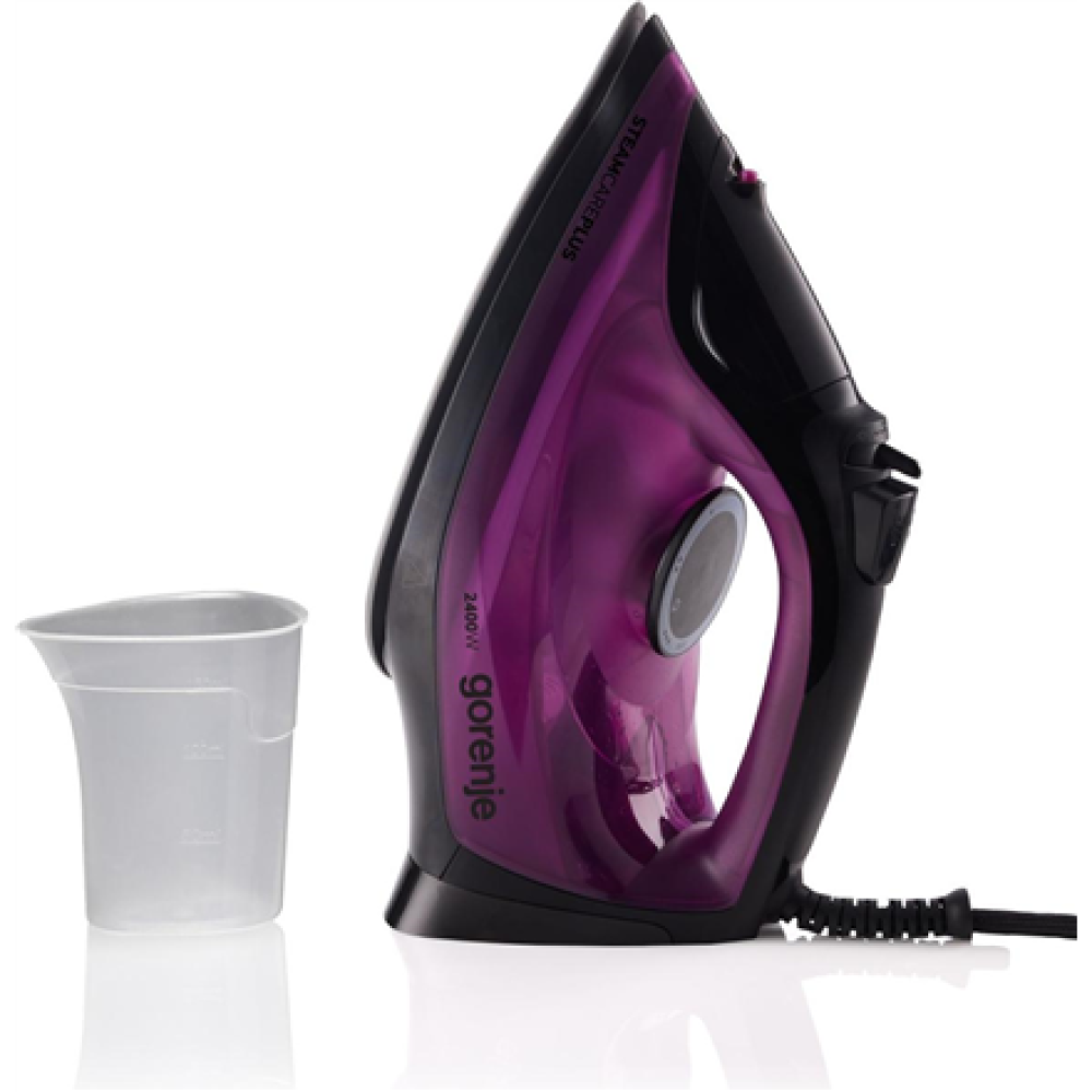 Gorenje SIK2400BKV , Steam Iron , 2400 W , Water tank capacity 450 ml , Continuous steam 40 g/min