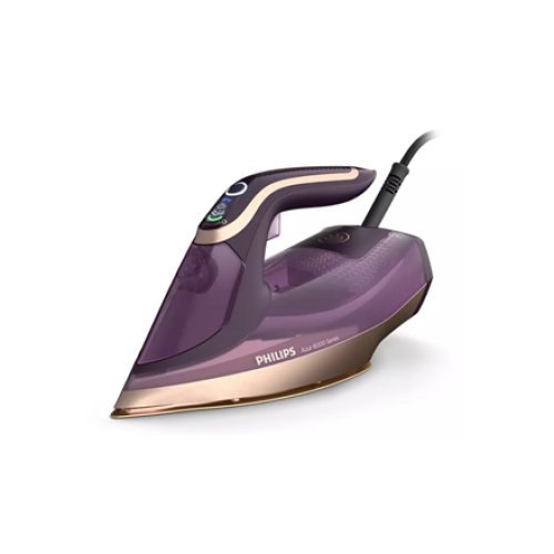 Philips , DST8040/30 Azur 8000 Series , Steam Iron , 3000 W , Water tank capacity 350 ml , Continuous steam 80 g/min , Steam boost performance 260 g/min , Dark Purple