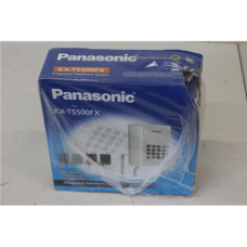 SALE OUT. Panasonic KX-TS500FXW Corded phone, White - DAMAGED PACKAGING , Panasonic , Corded , KX-TS500FX , White , 150 x 200 x 96 mm , 475 g , DAMAGED PACKAGING