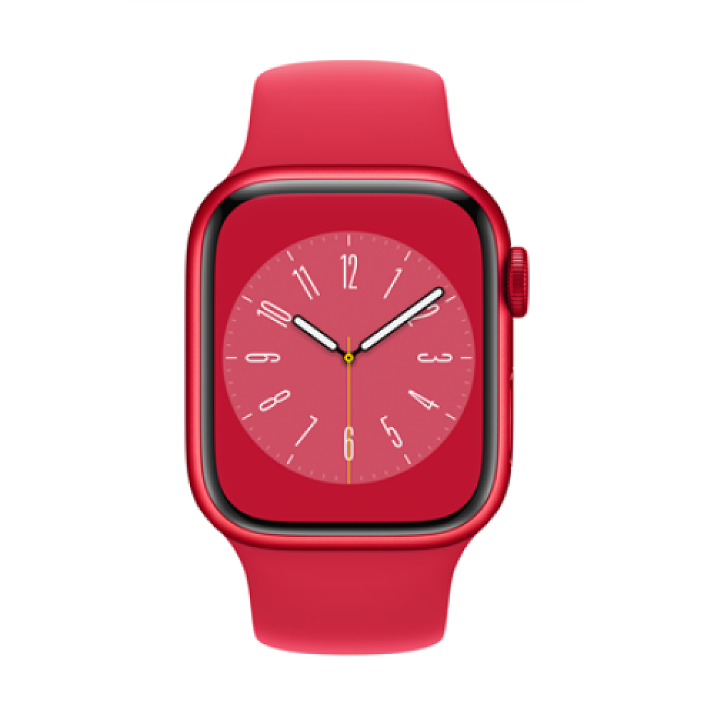Watch Series 8 , MNP73EL/A , Smart watches , GPS (satellite) , Retina LTPO OLED , Touchscreen , 41mm , Waterproof , Bluetooth , Wi-Fi , Red