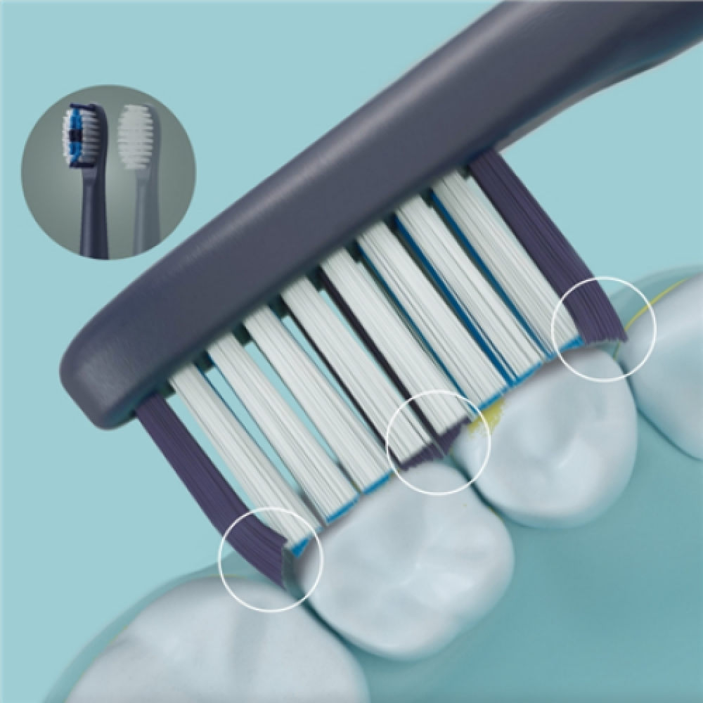 Panasonic , Replacement Electric Toothbrush Heads , ER-6CT01A303 Multishape , Heads , For adults , Number of brush heads included 4 , Number of teeth brushing modes Does not apply , Black