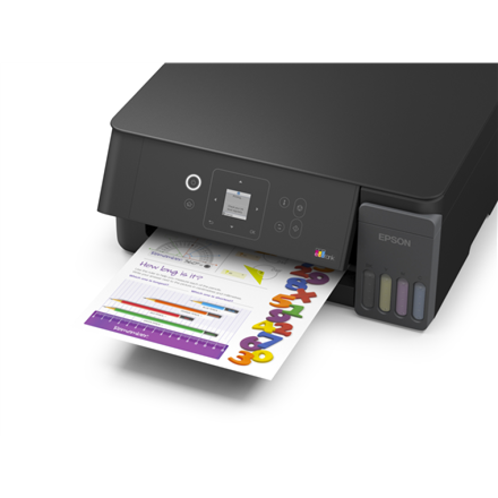 Epson EcoTank , L3360 , Inkjet , Colour , Multifuction Printer , A4 , Wi-Fi , Black