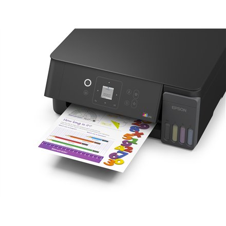 Epson EcoTank , L3360 , Inkjet , Colour , Multifuction Printer , A4 , Wi-Fi , Black