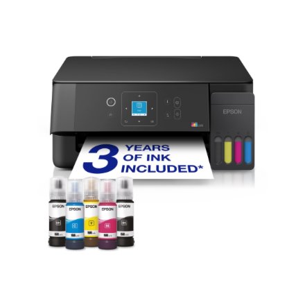 Epson EcoTank , L3360 , Inkjet , Colour , Multifuction Printer , A4 , Wi-Fi , Black