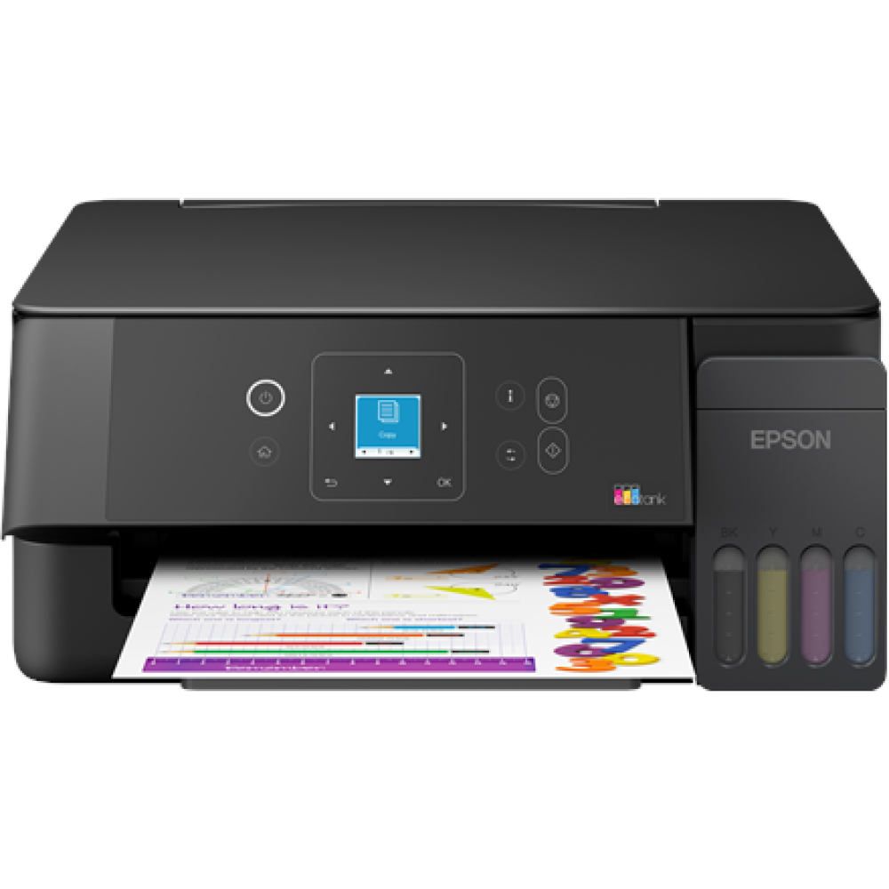 Epson EcoTank , L3360 , Inkjet , Colour , Multifuction Printer , A4 , Wi-Fi , Black