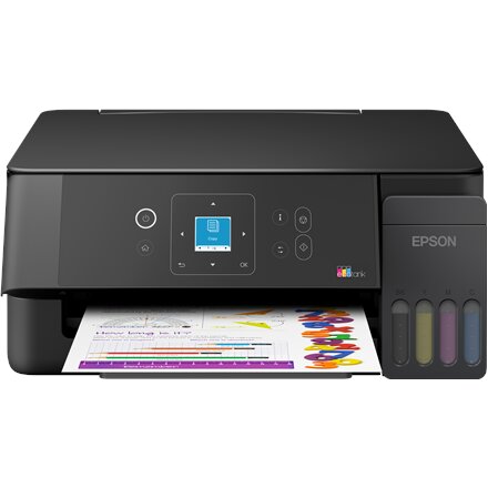 Epson EcoTank , L3360 , Inkjet , Colour , Multifuction Printer , A4 , Wi-Fi , Black
