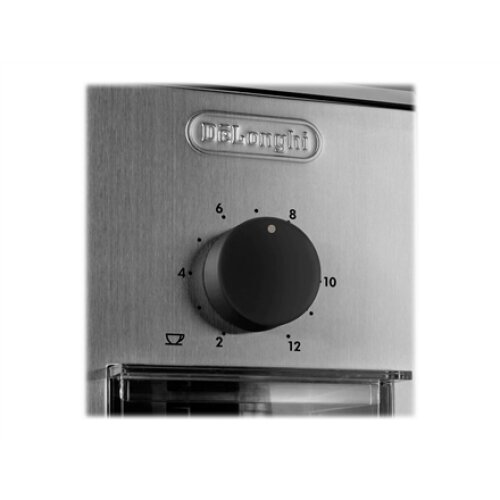 Coffee Grinder , Delonghi , KG89 , 170 W , Coffee beans capacity 120 g , Number of cups 12 pc(s) , Stainless steel
