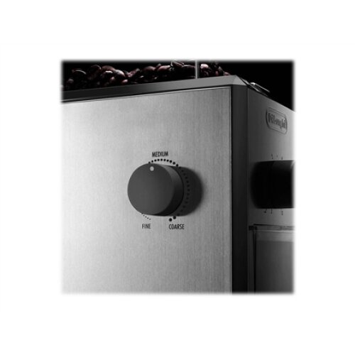 Coffee Grinder , Delonghi , KG89 , 170 W , Coffee beans capacity 120 g , Number of cups 12 pc(s) , Stainless steel