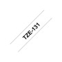 Brother , TZe-131 Laminated Tape , Black on Clear , TZe , 8 m , 1.2 cm