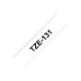 Brother , TZe-131 Laminated Tape , Black on Clear , TZe , 8 m , 1.2 cm
