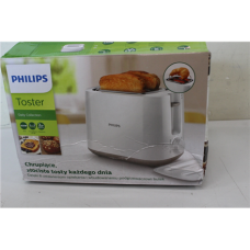 SALE OUT. PHILIPS HD2582/00 Daily Collection Toaster, White , Philips , Toaster , HD2582/00 , Power 760 - 900 W , Number of slots 2 , Housing material Plastic , White , DAMAGED PACKAGING