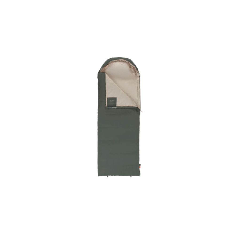 Outwell Campion Prime Green , Sleeping Bag , 215 x 80 cm , -10 to 8 °C , 2 way open - auto lock, L-shape