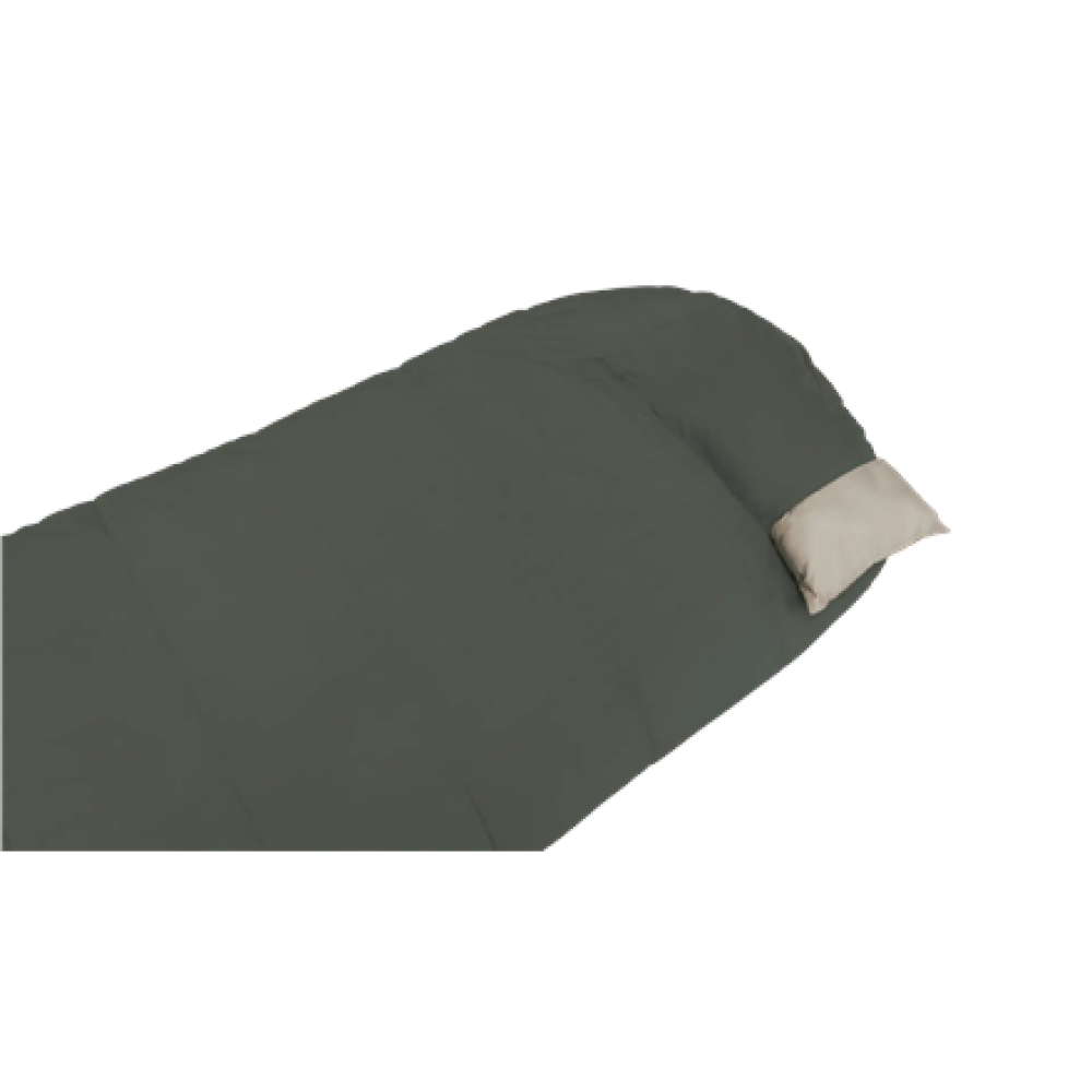 Outwell Campion Prime Green , Sleeping Bag , 215 x 80 cm , -10 to 8 °C , 2 way open - auto lock, L-shape