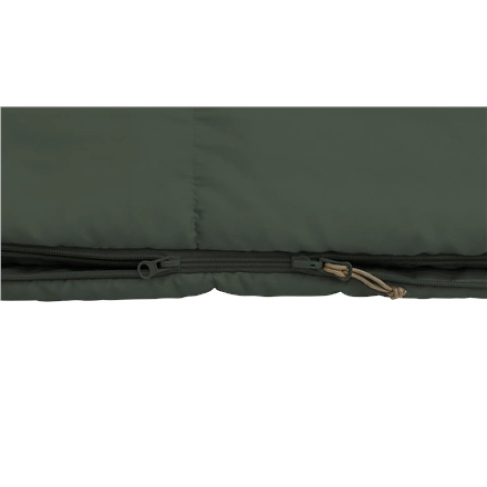 Outwell Campion Prime Green , Sleeping Bag , 215 x 80 cm , -10 to 8 °C , 2 way open - auto lock, L-shape