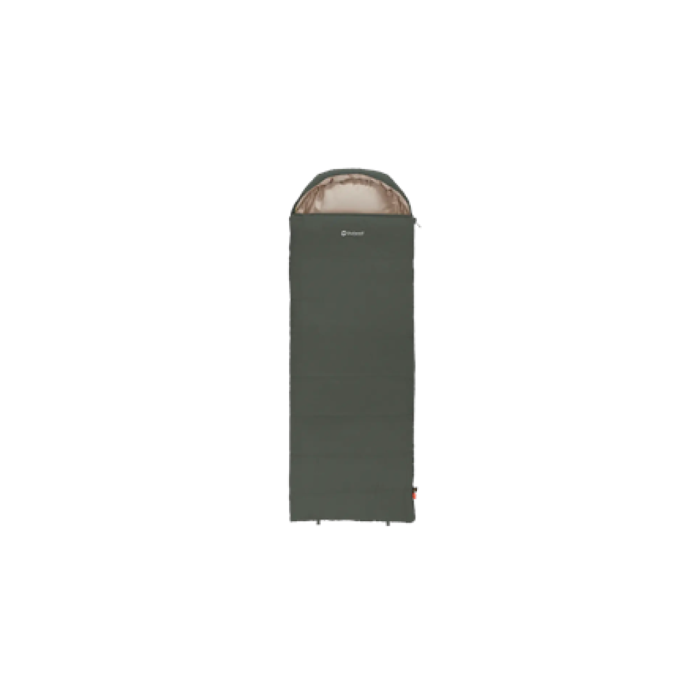 Outwell Campion Prime Green , Sleeping Bag , 215 x 80 cm , -10 to 8 °C , 2 way open - auto lock, L-shape