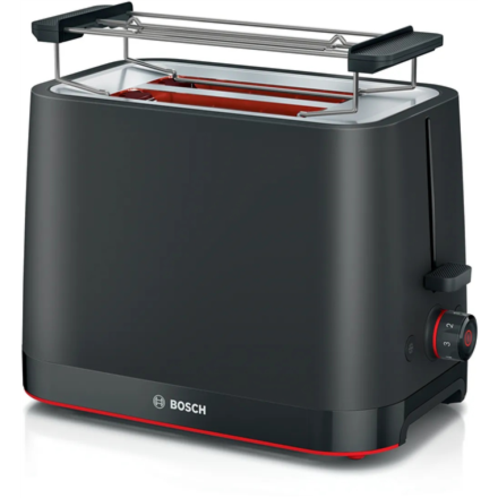 Bosch Compact Toaster , TAT3M123 MyMoment , Power 950 W , Number of slots 2 , Housing material Plastic , Black