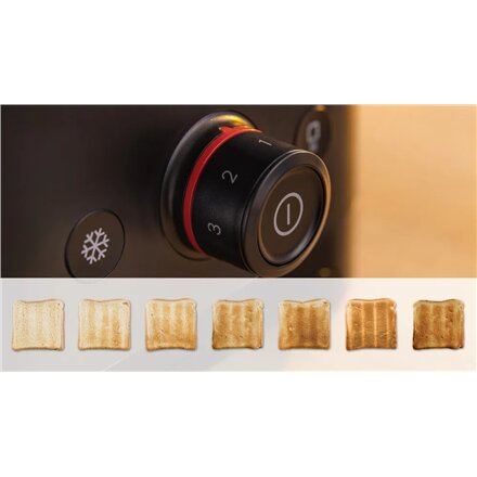 Bosch Compact Toaster , TAT3M123 MyMoment , Power 950 W , Number of slots 2 , Housing material Plastic , Black