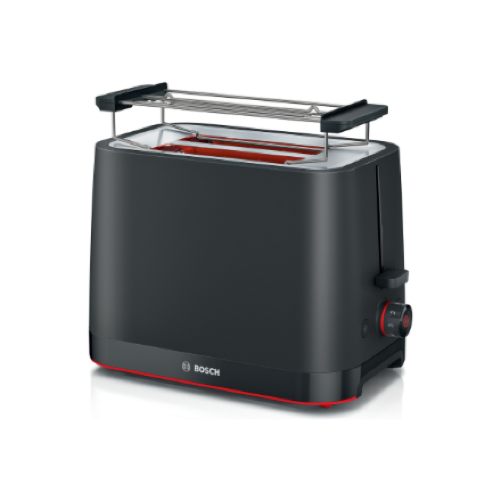 Bosch Compact Toaster , TAT3M123 MyMoment , Power 950 W , Number of slots 2 , Housing material Plastic , Black