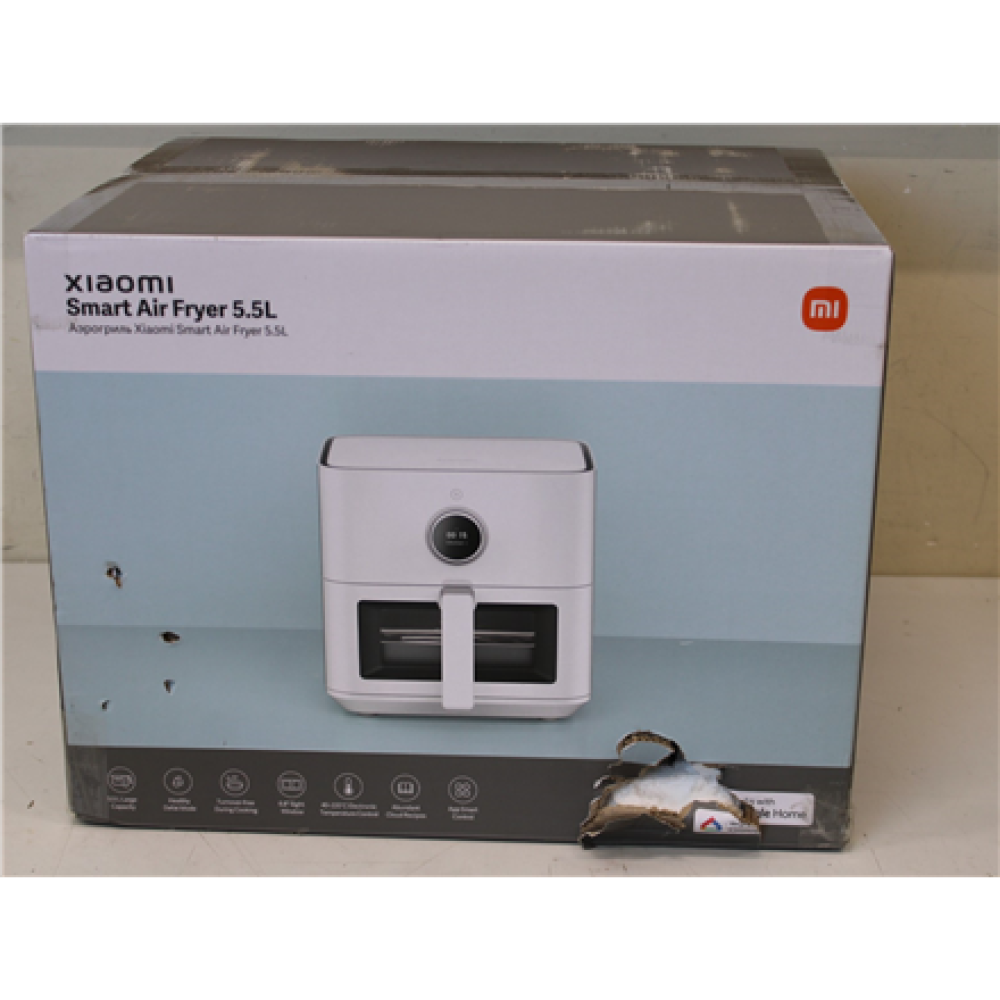 SALE OUT. Xiaomi Smart Air Fryer 5.5L EU , Xiaomi Smart Air Fryer EU , Power 1600 W , Capacity 5.5 L , White , DAMAGED PACKAGING