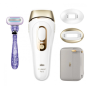 Braun , PL5157 Silk-expert Pro 5 IPL , Epilator , Operating time (max) min , Bulb lifetime (flashes) 400.000 , Number of power levels 10 , White/Gold