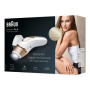 Braun , PL5157 Silk-expert Pro 5 IPL , Epilator , Operating time (max) min , Bulb lifetime (flashes) 400.000 , Number of power levels 10 , White/Gold