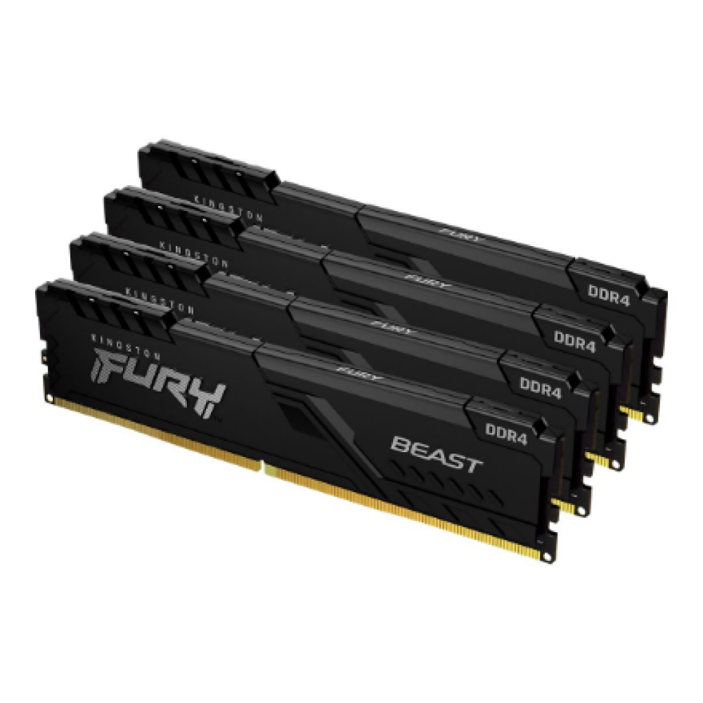 Pamięć Kingston Fury Beast, DDR4, 64 GB, 3200MHz, CL16 (KF432C16BBK4/64) , Kingston