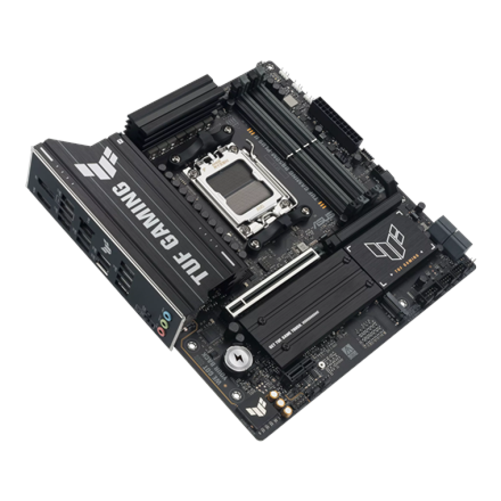 Asus TUF GAMING B850M-PLUS II , Processor family AMD , Processor socket AM5 , DDR5 , Supported hard disk drive interfaces SATA, M.2 , Number of SATA connectors 4