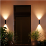 Philips Hue WCA Appear Outdoor Wall Lantern, Black , 8 W , 2000-6500 Hue White Colour Ambiance