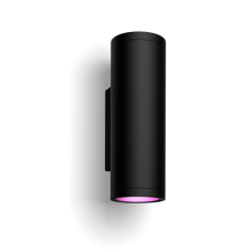 Philips Hue WCA Appear Outdoor Wall Lantern, Black , 8 W , 2000-6500 Hue White Colour Ambiance