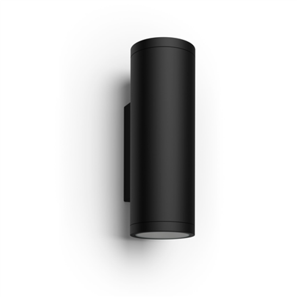 Philips Hue WCA Appear Outdoor Wall Lantern, Black , 8 W , 2000-6500 Hue White Colour Ambiance