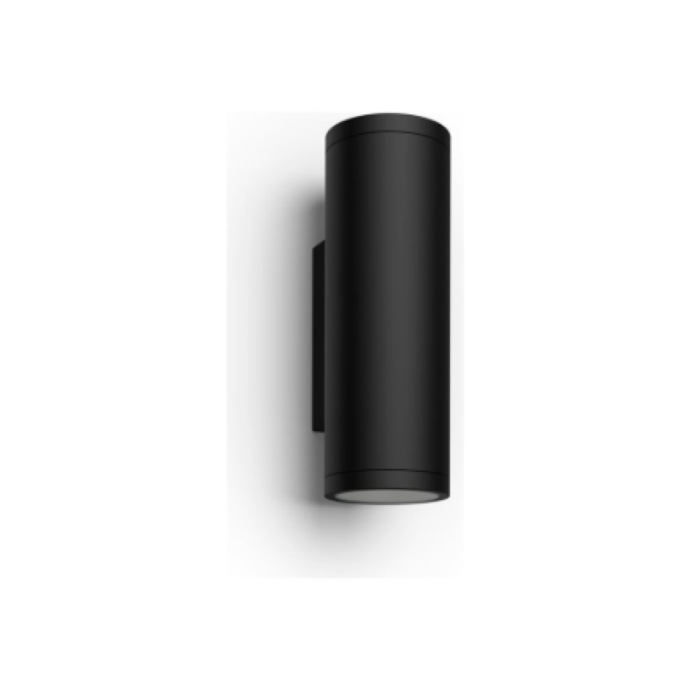 Philips Hue WCA Appear Outdoor Wall Lantern, Black , 8 W , 2000-6500 Hue White Colour Ambiance