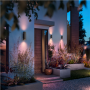 Philips Hue WCA Appear Outdoor Wall Lantern, Black , 8 W , 2000-6500 Hue White Colour Ambiance