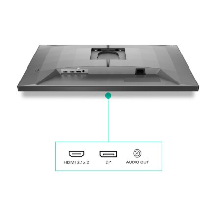Philips , 27M2N3800A/00 , 27 , Fast IPS , 4K UHD , 16:9 , 160 Hz , 1 ms , 3840 x 2160 pixels , 350 cd/m² , HDMI ports quantity 2 , Charcoal