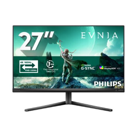 Philips , 27M2N3800A/00 , 27 , Fast IPS , 4K UHD , 16:9 , 160 Hz , 1 ms , 3840 x 2160 pixels , 350 cd/m² , HDMI ports quantity 2 , Charcoal