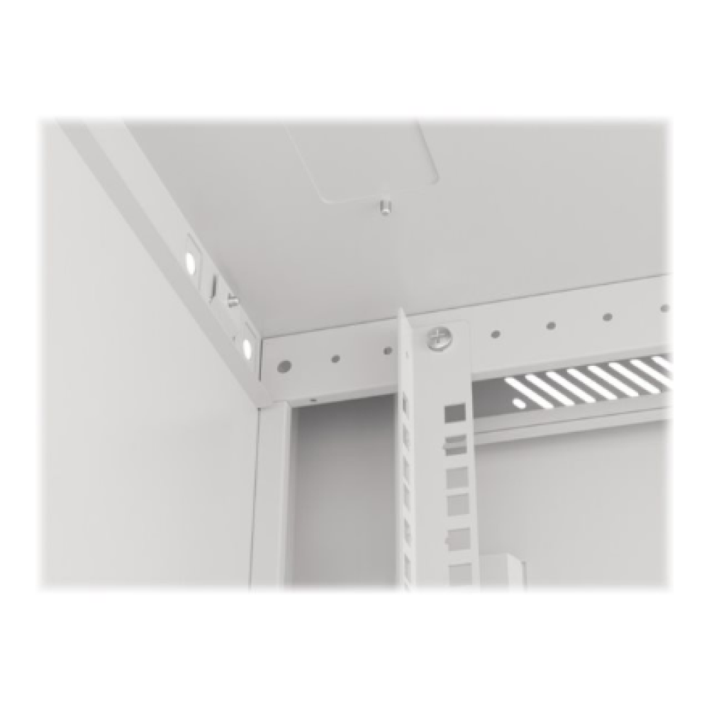 Lanberg , Rack cabinet 19 wall-mount 12U/600x600 for self-assembly with metal door (flat pack) , WF01-6612-00S , Grey