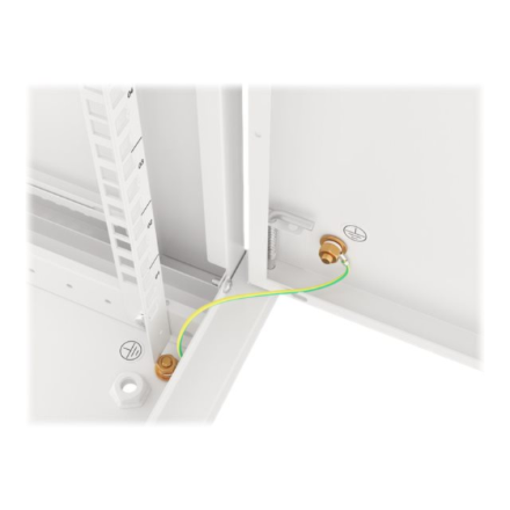 Lanberg , Rack cabinet 19 wall-mount 12U/600x600 for self-assembly with metal door (flat pack) , WF01-6612-00S , Grey