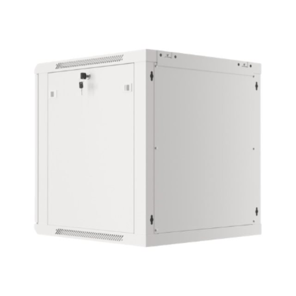 Lanberg , Rack cabinet 19 wall-mount 12U/600x600 for self-assembly with metal door (flat pack) , WF01-6612-00S , Grey